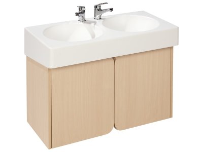 Zoom bild av DOUBLE WASHBASIN UNIT H: 65 cm