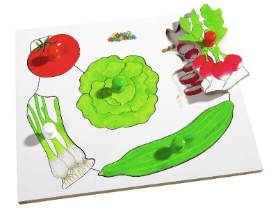 Zoom bild av LIFT-OUT PUZZLE Vegetables No.1