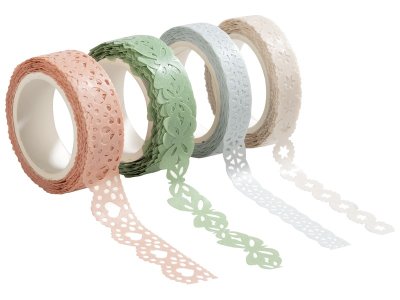 Zoom bild av LACE PAPER ADHESIVE RIBBON Pastel
