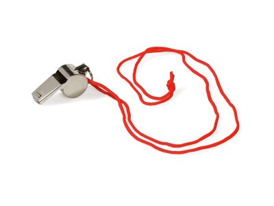 Zoom bild av METAL WHISTLE WITH CORD