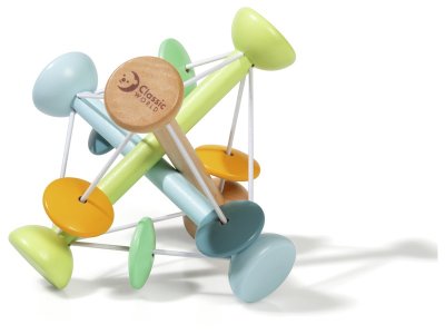 Zoom bild av WOODEN ACTIVITY BALL Pastel colours