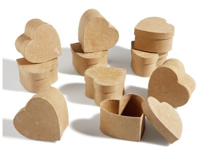 Zoom bild av CARDBOARD BOXES TO DECORATE Heart