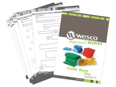 APPRENTI'FICHES Base 10 cubes - WESCO - Mtiprodukter.se