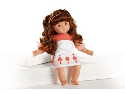 Zoom bild av DRESSED SOFT BODY DOLL Penelope 40 cm