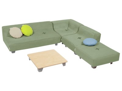Zoom bild av Cocoon Comfort TRANQUILLITY CORNER KIT With metal legs