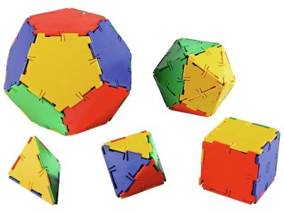 Zoom bild av PLATONIC SOLIDS Polydron KIT
