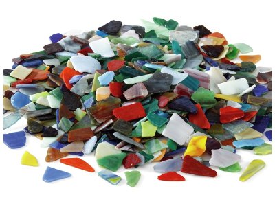 Zoom bild av POLISHED GLASS MOSAIC PIECES