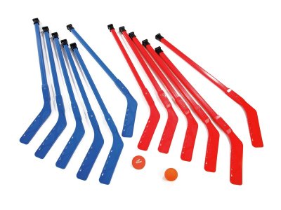 Zoom bild av Premium STREET HOCKEY KIT Blue and red