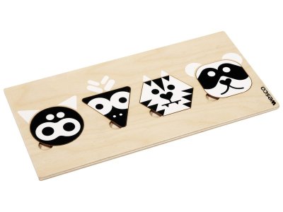 Zoom bild av BLACK AND WHITE LIFT-OUT PUZZLE without handles