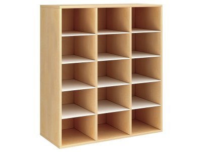 Zoom bild av MELAMINE CABINET H: 118 cm - L: 105 cm 12 shelves