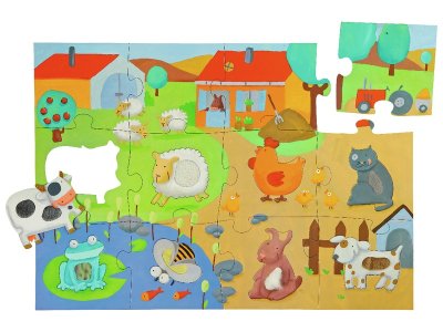 Zoom bild av TACTILE PUZZLE The Farm