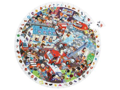 Zoom bild av BORDER PUZZLE Extreme firefighters