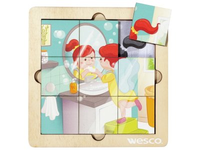 Zoom bild av HYGIENE PUZZLE Washing hands
