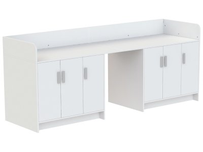 Zoom bild av KAZÉO CHANGING TABLE 272 cm 18 shelves and 6 doors