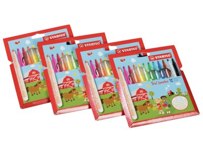 Zoom bild av Trio Jumbo BROAD TIP FELT PENS