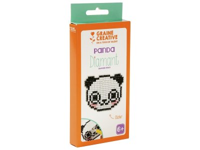 Zoom bild av GLUE-ON DIAMOND BEADS Panda