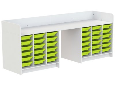 Zoom bild av KAZÉO CHANGING TABLE 272 cm 36 stop-containers