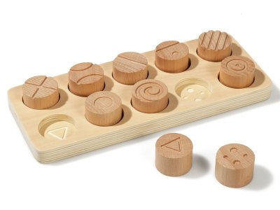 Zoom bild av Cylinder TACTILE LIFT-OUT PUZZLE