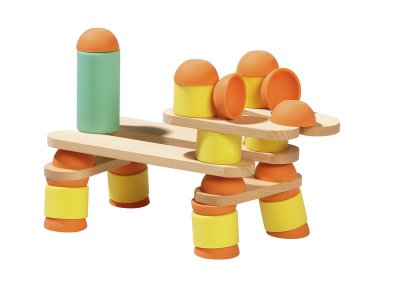 Zoom bild av OPPI Stix CONSTRUCTION SET 60 pieces