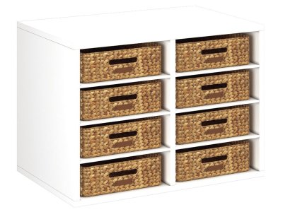 Zoom bild av MELAMINE COATED UNIT H: 51 cm - W: 70.5 cm 8 baskets 6 shelves