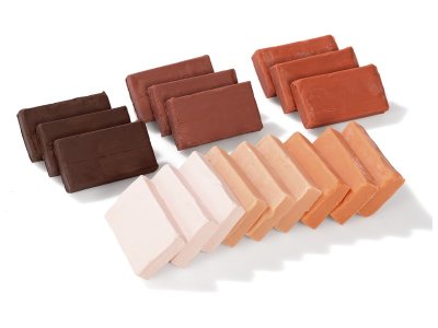 Zoom bild av Plastilina PLANT-BASED MODELLING CLAY 18 x 50 ml Skin colours