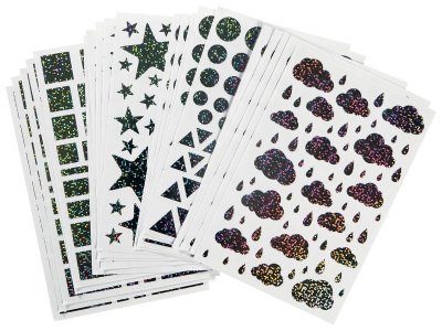 Zoom bild av HOLOGRAPHIC Christmas stickers