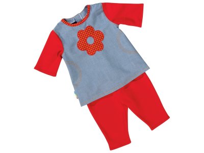 Zoom bild av Doll FLOWER OUTFIT Size 4