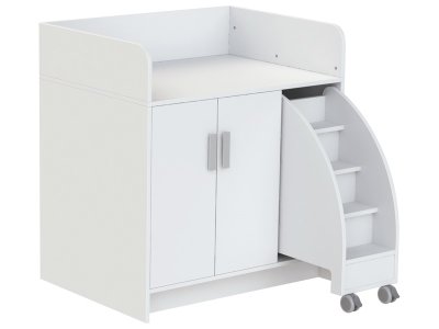 Zoom bild av KAZÉO CHANGING TABLE 104 cm 6 shelves, 2 doors and 1 set of step