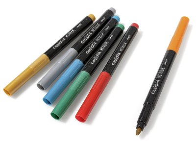 Zoom bild av METALLIC FELT PENS Jumbo Eco broad tip