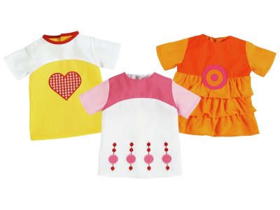 Zoom bild av GIRL DOLL SUMMER OUTFIT MAXI PACK size 1