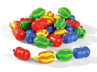 Zoom bild av LARGE SENSORY BEADS TO CLIP TOGETHER N°2