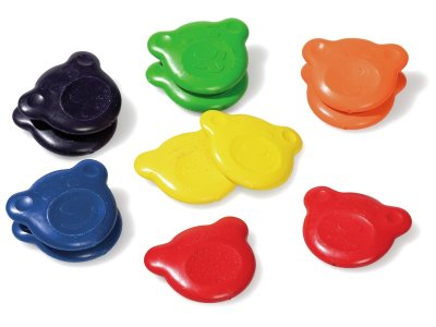 Zoom bild av Teddy Baby WAX CRAYONS x12