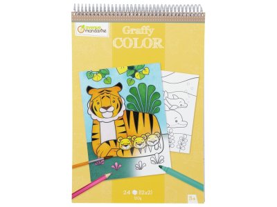 Zoom bild av Mum and baby GRAFFY COLOR COLOURING PAD