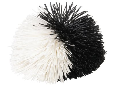 Zoom bild av Black and white POMPOM BALL