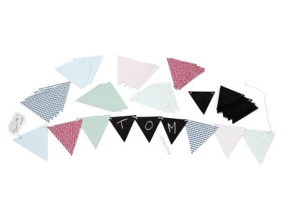 Zoom bild av Patterned FLAG BUNTING TO DECORATE