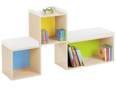 Zoom bild av Library cubes UNIT SMALL BRIDGE