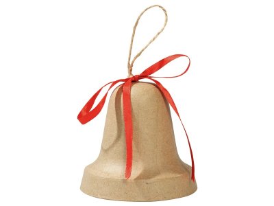Zoom bild av HANGING BELL WITH RIBBON TO DECORATE