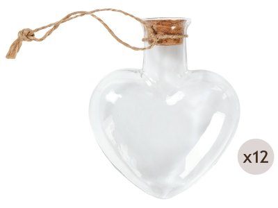 Zoom bild av GLASS HANGERS TO DECORATE Hearts