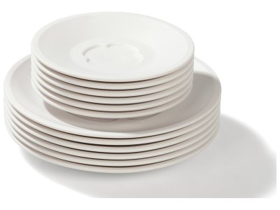 Zoom bild av HIGH QUALITY DINNER SET Set of 6 plates and 6 saucers