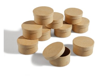 Zoom bild av CARDBOARD BOXES TO DECORATE Round