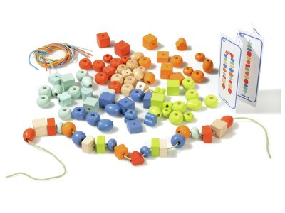 Zoom bild av COLOURED LACING BEADS