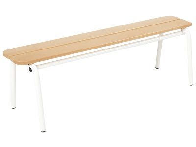 Zoom bild av Backless METAL AND WOOD BENCH L: 120 cm 2 boards