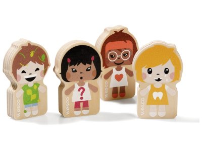 Zoom bild av EMOTEAM WOODEN FIGURINES Set 1