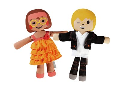 Zoom bild av ÉMOTEAM DOLLS PACK OF 2 Fashionable DOLLS