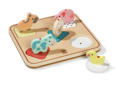 Zoom bild av Farm animals LIFT-OUT PUZZLE WITH SOUNDS