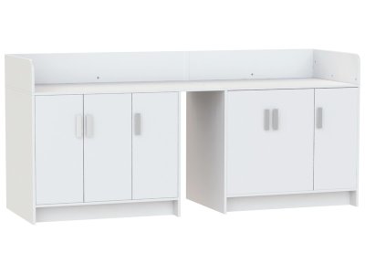 Zoom bild av KAZÉO CHANGING TABLE 240 cm 18 shelves and 6 doors
