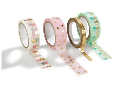 Zoom bild av PACK OF ADHESIVE RIBBONS (VARIOUS SIZES) Pineapples