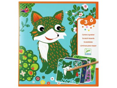 Zoom bild av SCRATCH ART CARDS Little creatures