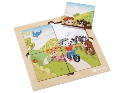 Zoom bild av HOLIDAYS PUZZLE In the countryside