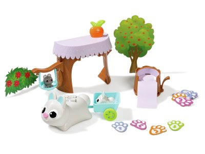 Zoom bild av CODING SET Father rabbit and his little ones